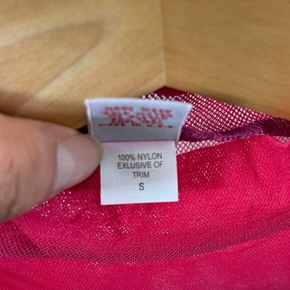 Only Hearts Ombre Tulle Mock Neck Thong Bodysuit Size S - Picture 9 of 11